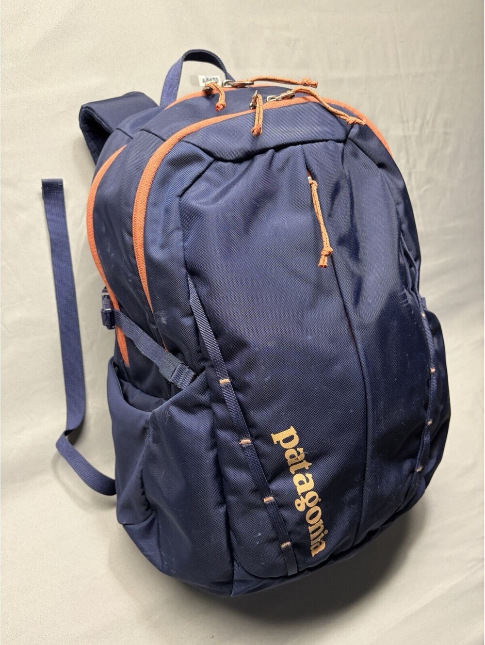 Patagonia Refugio 26L Navy Blue Orange Day Pack Backpack Summer Outdoor